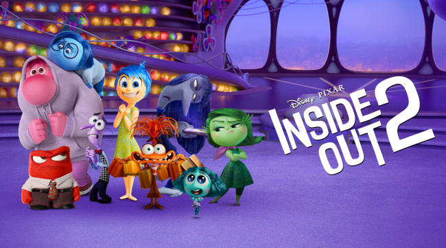 Review Inside Out 2 - Karakter Anxiety dan Joy di pusat kendali