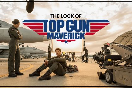 Poster resmi Top Gun Maverick 2022 menampilkan Tom Cruise dengan jet tempur di belakangnya