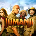 Poster resmi film Jumanji The Next Level 2019 dengan para karakter utama di dunia petualangan