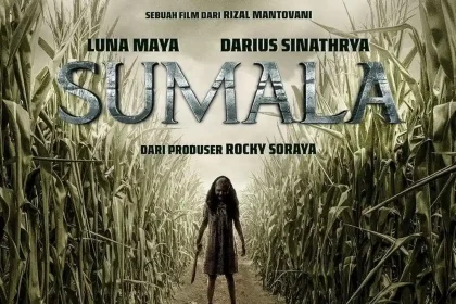 poster film horor Sumala Indonesia suasana gelap misterius
