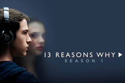 Poster serial 13 Reasons Why menampilkan Hannah Baker dengan ekspresi penuh makna